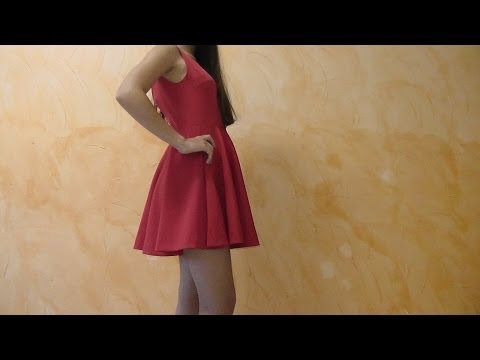 como hacer un vestido - Es un vestido muy ponible para cualquier ocasión y fácil de hacer, aprendes a cortar falda de capa a medida, podrás hacer los patrones tu misma, gracias por ...