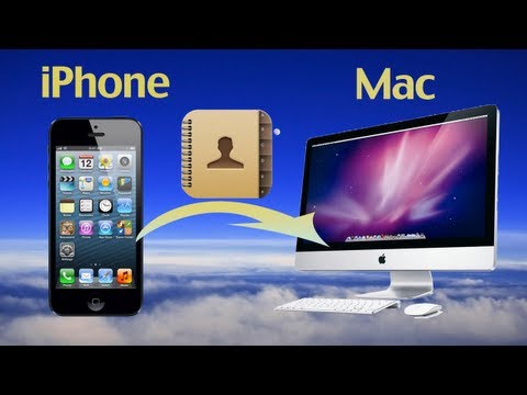 how to sync iphone to i mac