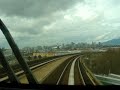Vancouver skytrain front seat view!!