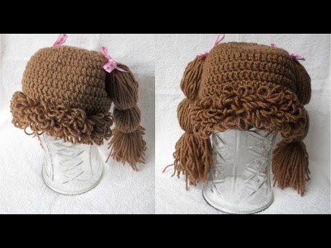 how to knit a cabbage patch hat