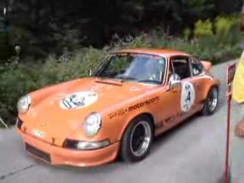 Porsche 911 RS starting on a Special Stage 