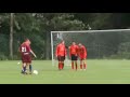 Haddington united v usa soccer academy, free kick