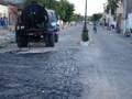 Avenida Agenor Araújo sendo asfaltada, www.iguatu.net