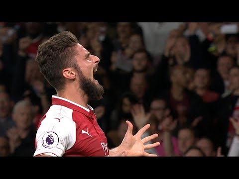 Video: Arsenal's Olivier Giroud scores match winning goal against Leicester City