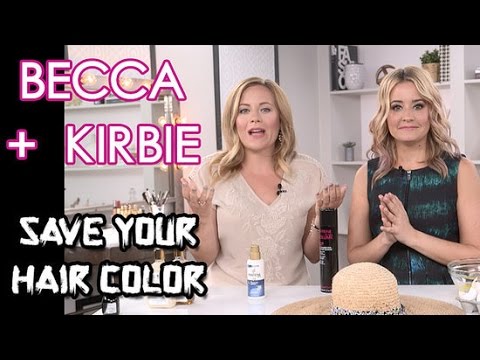 color - If you have beautiful hair color, the worst thing can be when it fades or gets brassy. Many of us don't realize that it can be a result of the sun's UV rays or even the water from our showers!...