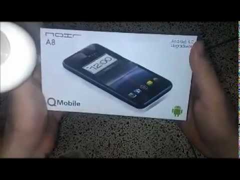 Qmobile Noir A8 Latest Mobile 2012 with Android 4.0.4 Unboxing & Review (urdu) 