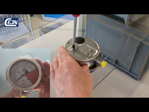 High-pressure gauges - Transit screw removal