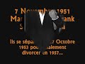 voil� une vid�o sur les quatre femmes de frank sinatra avec les dates de mariage et de divorce ^^