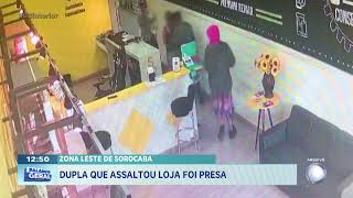 Zona Leste de Sorocaba: dupla que assaltou loja foi presa
