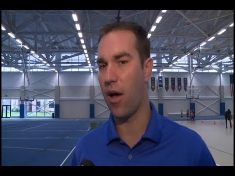 Basketball - IPFW basketball coach Tony Jasick at camp.