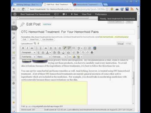 how to justify in wordpress