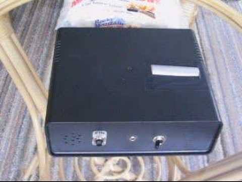 Homebrew Geiger counter: control run