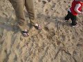 Sand on mommy\