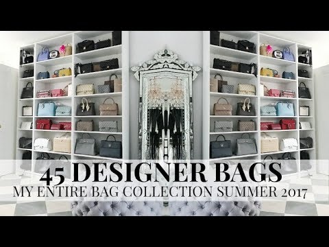 45 DESIGNER HANDBAGS MY ENTIRE COLLECTION | PLUS A NEW BAG REVEAL IAM CHOUQUETTE