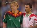 J�rgen Klinsi Klinsmann bei den DFB QualiSpielen zur EM 1996