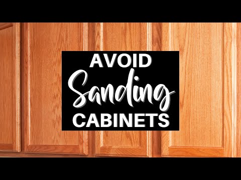 how to paint kitchen cabinets no sanding