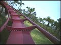 Dive Coaster Roller Coaster Front Seat POV Chimelong Paradise, China