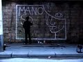 film d'haicha ladrouz ou l'on voit mano r�aliser le dessin de la pochette du disque
