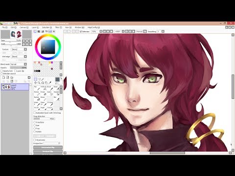how to paint in paint tool sai