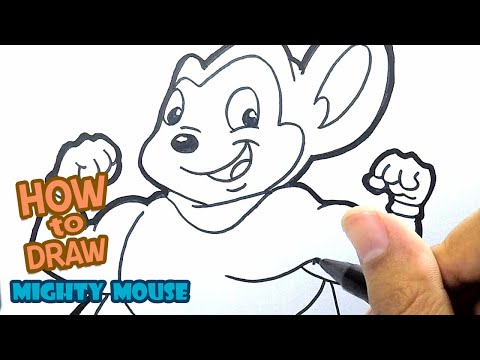 video-linktoworks-How to Draw Mighty Mouse | Easy Cartoon Drawing