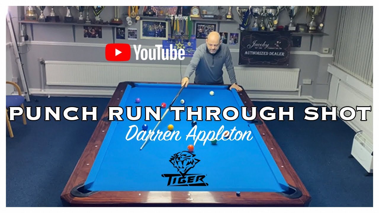 Long distance punch run through shot | TIGER CUE TIP OF THE MONTH