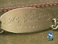 WWII Vet Gets ID Bracelet Back Lost In Battle. WWII Vet Gets ID Bracelet Back Lost In Battle.