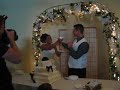 Smashing cake in Brad\
