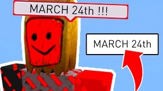 Greg Is Coming Do Not Play Roblox On March 24th
