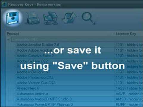 how to recover adobe product key