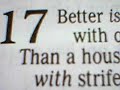 PROVERBS 17 (the 17th day of the month) PROVERBS 17 (the 17th day of the month)