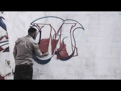 how to draw letter n in graffiti