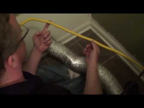 how to vent a dryer youtube