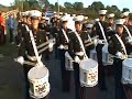 Mourne Young Defenders Flute Band, Drumming Display.