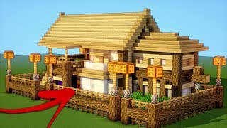 Minecraft: How To Make A Ultimate Wooden Survival House -Tutorial  (2018)