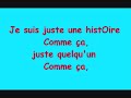 moi je t'aime et ça ne changera pas