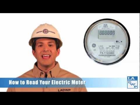 how to read digital electric meter