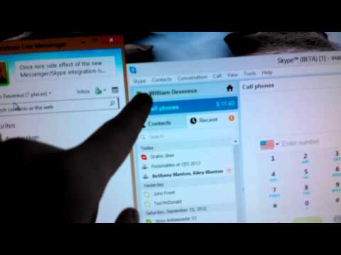 how to sync skype