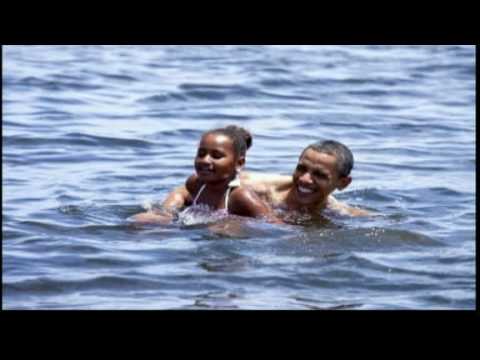 Obama, daughter swim in Gulf in act of reassurance‎ - timesofearth -15 agosto 2010