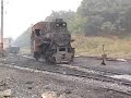 Chinese steam - C2 narrow gauge shunts cars around the yard