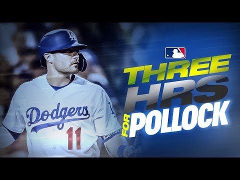 Video: Pollock swats 3 HR's against rival Giants