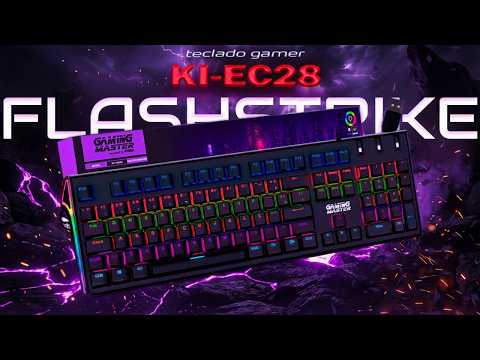 Vídeo de demonstração - Teclado Gamer Flashstrike | KIEC28