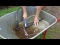 Molasses and water rust remover converter