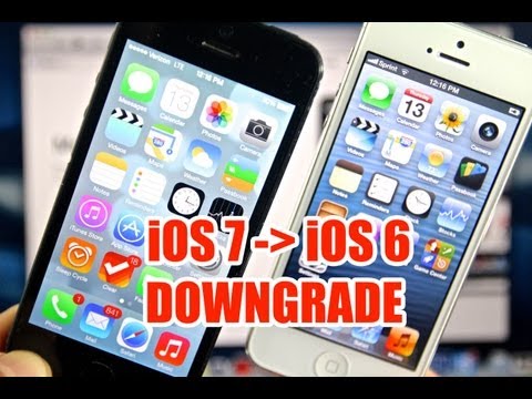 iphone 4 - The EASIEST Way To Downgrade iOS 7 Back To iOS 6.1.4 or 6.1.3 on Your iPhone 5, 4S, 4, iPad 4, 3, 2 & Mini, & iPod Touch 5th Generation. Get Download Links H...