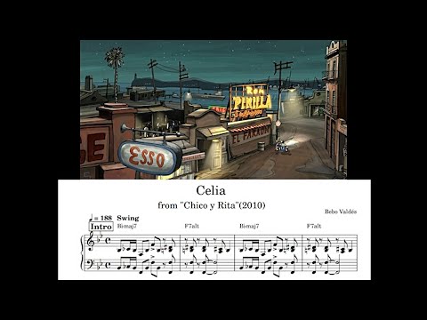 Rolando Luna Transcription - Celia(Chico y Rita, 2010)