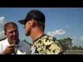 UCF first baseman DJ Hicks talks to the media after the Knights dropped the series finale to Rice.