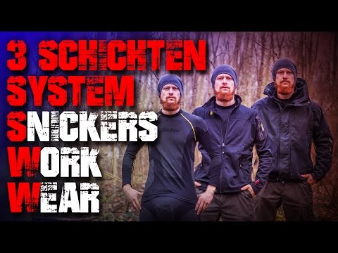 3 Schichten System - Outdoor Kleidung Jacke Fleece - Snickers Workwear XTR Gore Tex