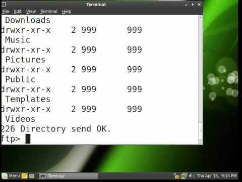 how to ftp in linux