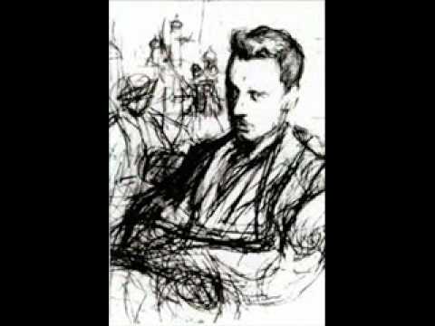 rilke - Rainer Maria Rilke, da Il libro d'ore, sei il futuro,tu,nella traduzione di Lorenzo Gobbi, letta da Domenico Pelini su musica di Mozart,concerto n° 23, k, 48...
