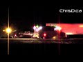 Inkster Boulevard Semi Crash - Dec. 10, 2009 - Winnipeg, Manitoba