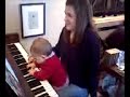 Mommy and Audrey Play a Duet